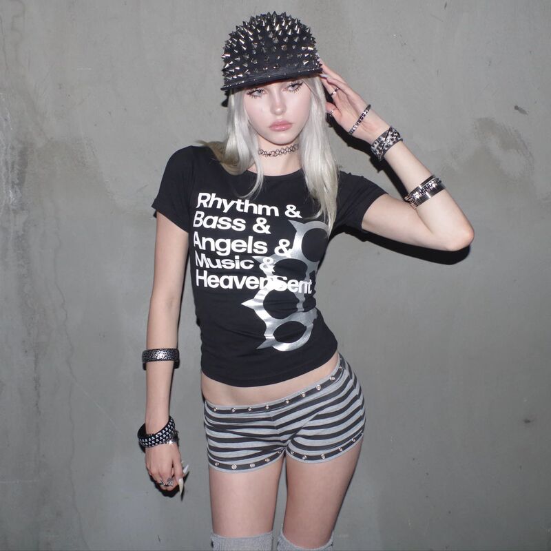 Summer Ladies Stripesd Sexy Shorts European and American Fashion Cross-Border Clothing Y2K