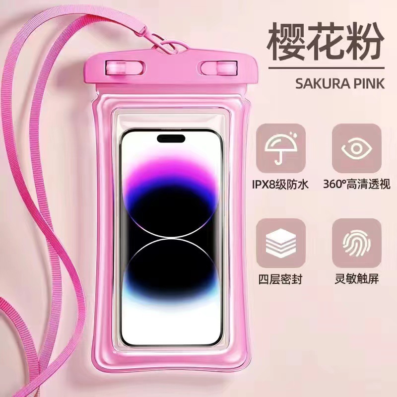 Funda Impermeable para Teléfono de PVC con Pantalla Táctil y Bolsa de Aire para Natación image 10