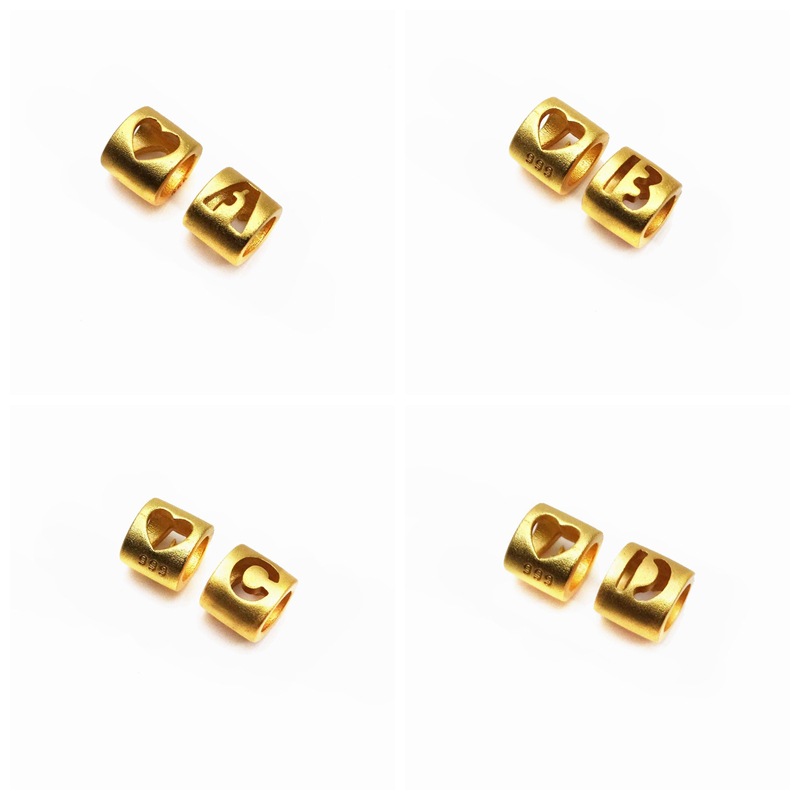 1 Piece 6 * 7mm Hole 3.5 * 4mm Copper Letter Spacer Bars display picture 5