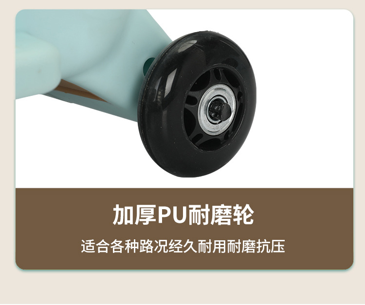 Electric car front child seat can be stored scooter multifunctional baby seat with light music with guardrail