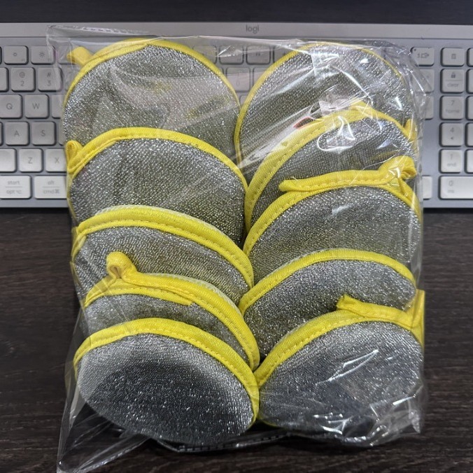 皿洗いスポンジ元宝巾皿洗い布台所用品清潔ブラシ鍋皿洗い神器皿洗いスポンジブロック魔力拭き|undefined