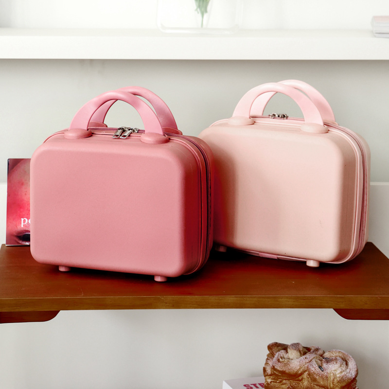 12inch Satchel Cosmetic Case Storage Box Holiday Gift Box Multi-Functional Small Suitcase Blind Box Special