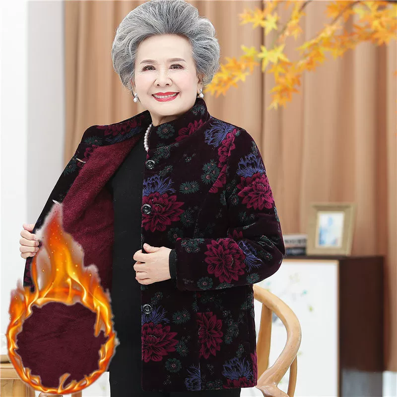 Костюм из вельветовой подкладки куртка-пальто для пожилых, утепленный хлопковый наполнитель, размеры XL–5XL, куртка или куртка+штаны