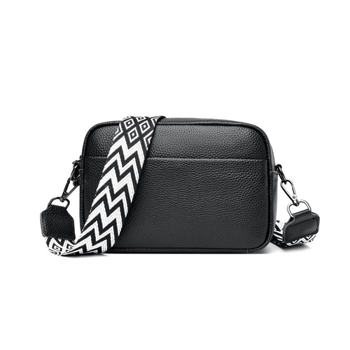 Cross-border genuine leather women's bags wholesale  new trendy and fashionable versatile shoulder crossbody bag first layer cowhide small square bag