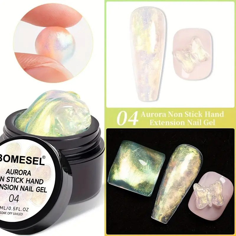 Aurora no pegajosa extensión de la mano Aurora extensión adhesivo puede sustituir la etiqueta de la fábrica de explosión transfronteriza fuente