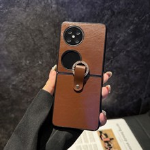 一件代发适用 Pura X手机壳带指环扣防摔2025新款折叠屏 P50 Pock