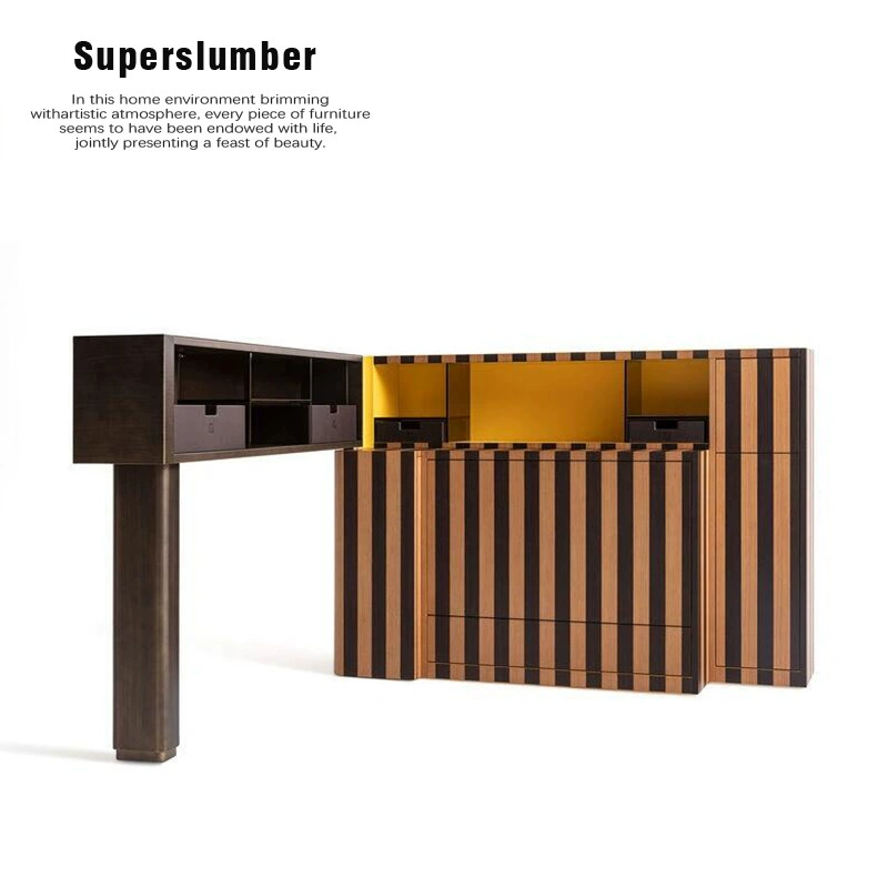 Итальянский легкий роскошный креативный барный винный шкаф, дизайнерский шкаф для виллы, дома, современный складной высококачественный шкаф для хранения и демонстрации