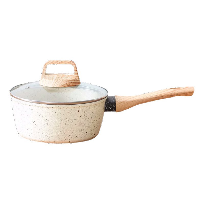 Arroz de arroz de arroz de piedra, panela de leche para bebés, panela de cocción para bebés, panela de cocción para un solo alimento, panela antiadherente, fideos de infusión domésticos