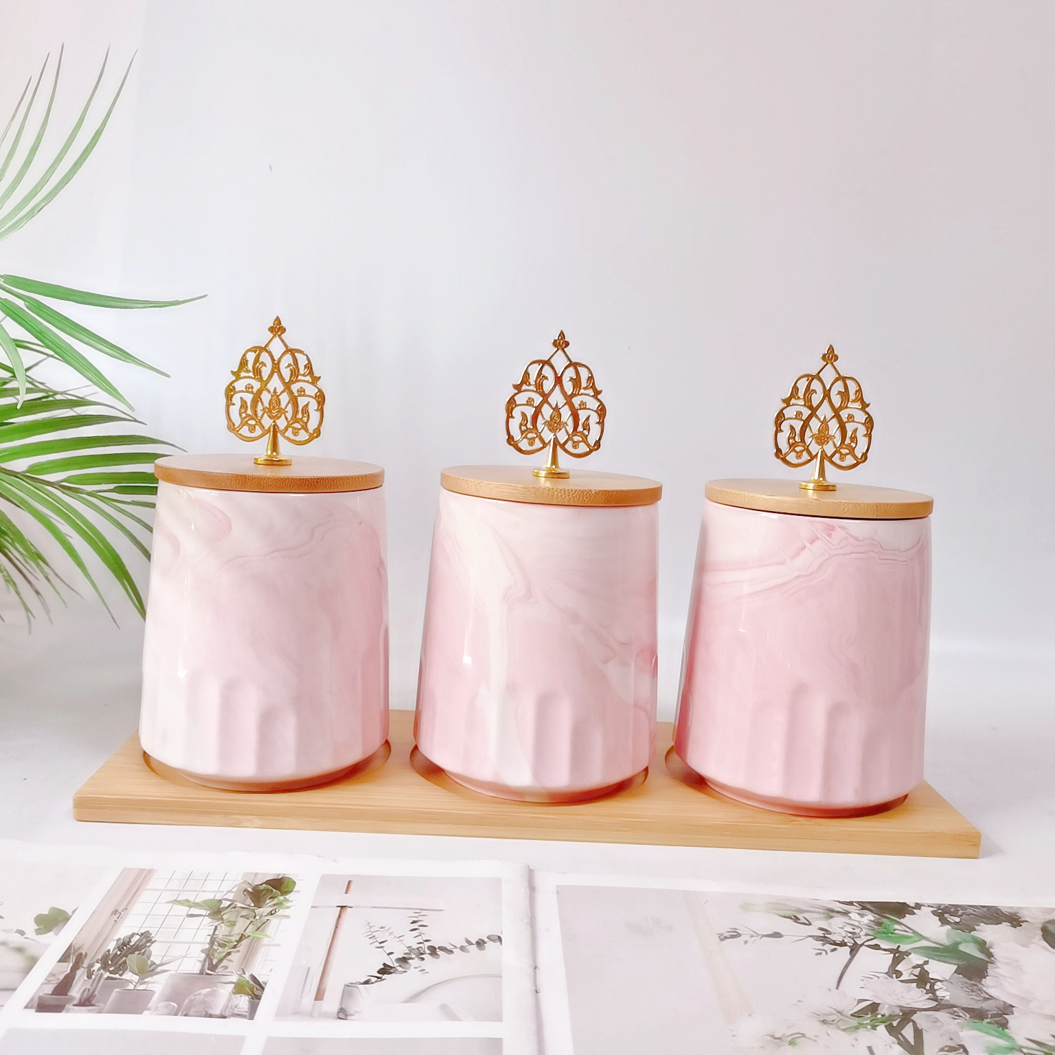 Transfronterizo de exportación jasador de cerámica jarra de condimento de cerámica de color suelo sellado tarro de almacenamiento tarro de café