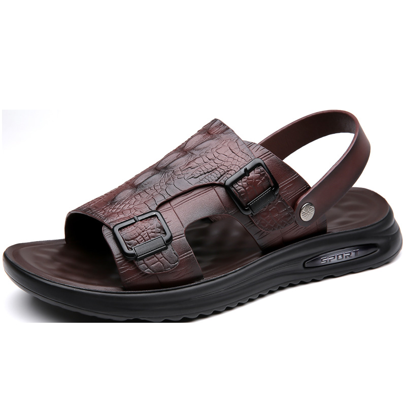 Durable Men's Waterproof Sandals With Thick Soles For The Beach_voghion.com