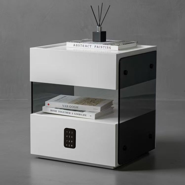 흰색+센서등+비밀번호 잠금장치 40*40*48