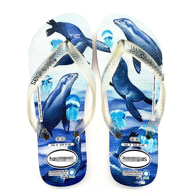 Летние бразильские шлепанцы модные пляжные модные нескользящие мягкие удобные ножки износостойкие студенты носят тапочки на открытом воздухе