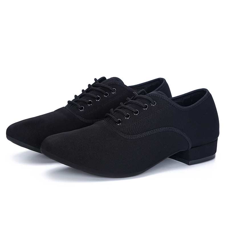 真皮摩登舞鞋男教师鞋国标舞交谊舞跳舞鞋男士广场舞蹈鞋拉丁舞鞋