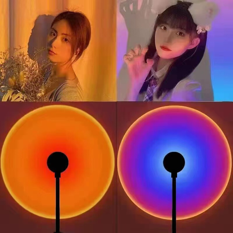 Sunset atmosphere light with remote control, purple lighting for photography, live streaming, video, and supplementary lighting Sunset atmosphere light with remote control, purple lighting for photography, live streaming, video, and supplementary lighting
