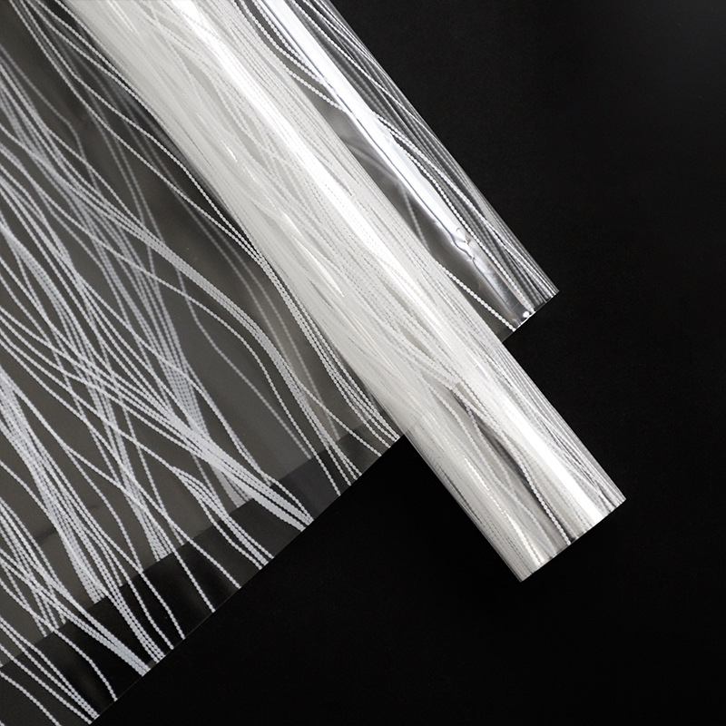 Qisepian celofán cristal Lafite net ramo de flores papel de embalaje papel de flores hecho a mano bricolaje floristería