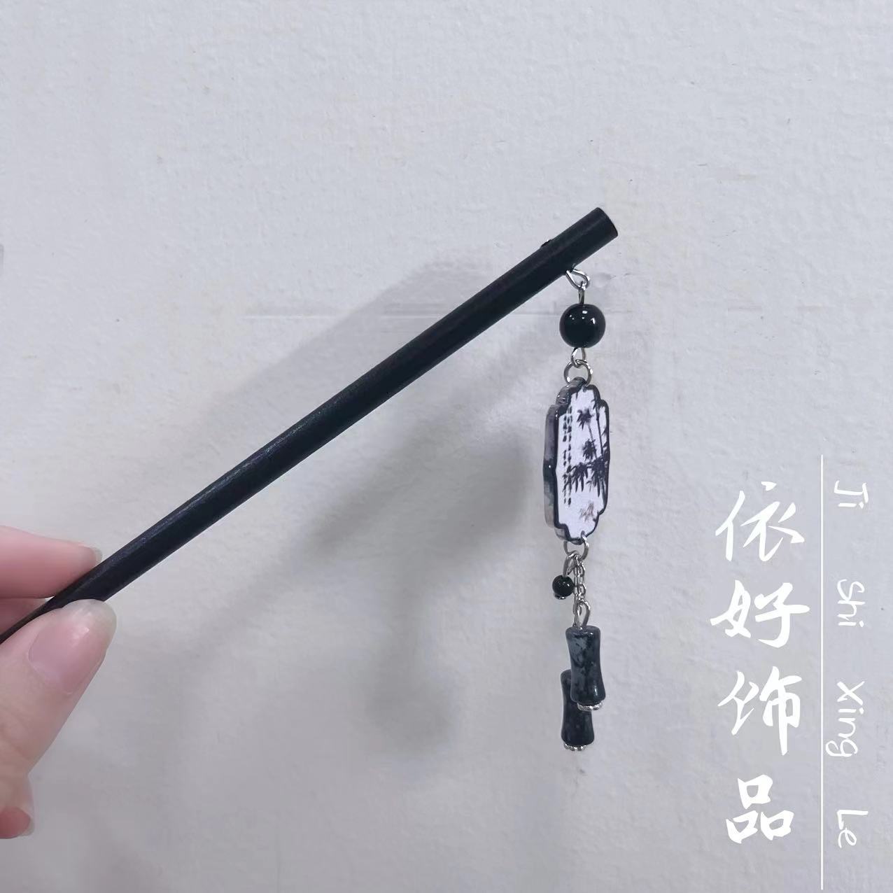 Nuevo estilo chino mariposa madera clip de cabello para mujeres estilo antiguo de alto nivel movimiento clip de cabello de estilo chino clip de cabello de estilo chino