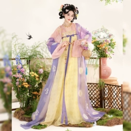 汉服套装;童汉服;儿童表演服