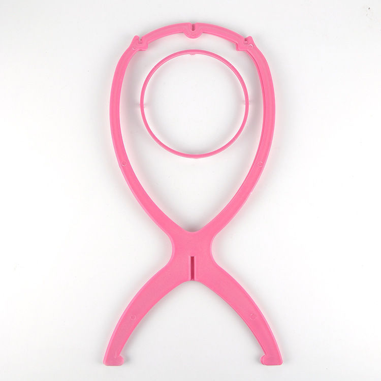 かつらブラケットプラスチック折りたたみポータブルヘアセット棚かつらブラケットツールアクセサリーヘッドセットサポート棚|undefined