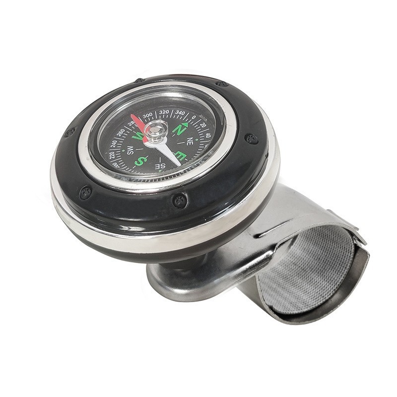 New Truck Steering Gear with Compass, Vehicle-Mounted Steering Wheel Booster, Labor-Saving Car Steering Wheel Booster