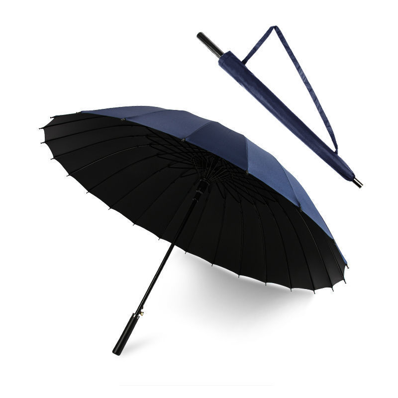 24骨长柄雨伞男款晴雨两用女学生加厚结实耐用双号防晒自动伞|undefined