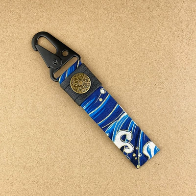 hot selling Eagle mouth key – Car key bag - eagle-mouth-keychain-wave-blue