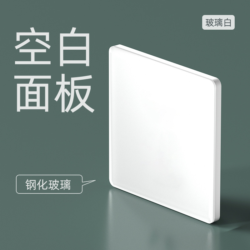 Blank panel (tempered glass White)