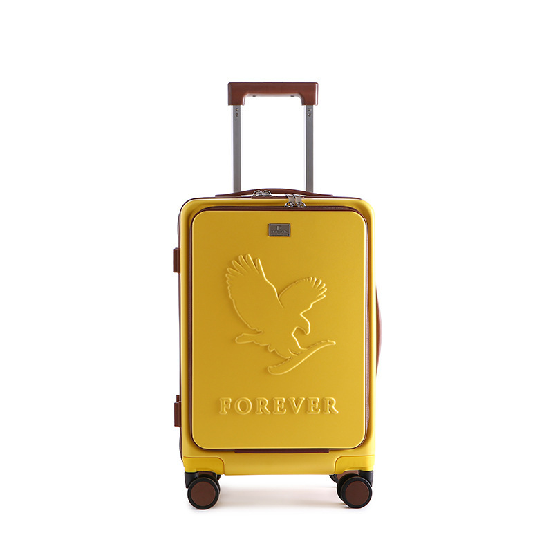 Pierre Cardin Customized Function Front Double Opening Luggage 20-inch Password Boarding Suitcase