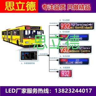 Factory Direct Bus Led Line Plate Led Car Screen Led Digital Line Plate Rear Window Advertising Display