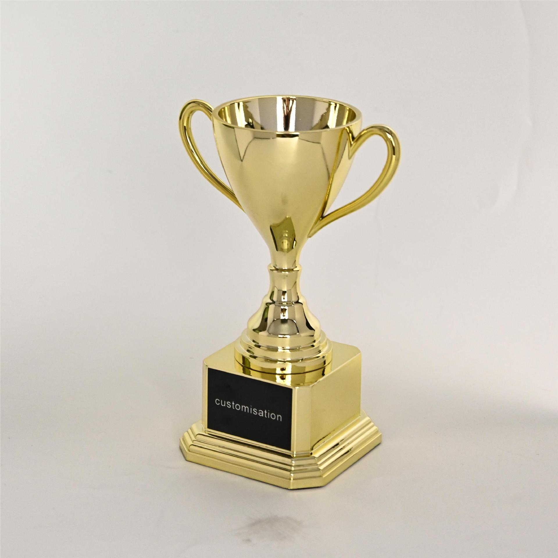 Transfronterizos trofeos generales de alta calidad personalizados corporativos reunión anual de honor concursos de premios oro, plata y bronce grabado trofeo