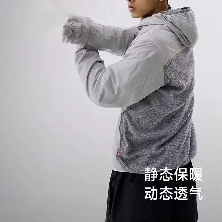 Ultra-Lightweight Cloud-Like Silent Men's Hoodie for Urban Commuting, Outdoor Fleece Jacket, Windproof Jacket for Men in Winter