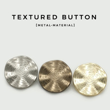 复古不规则纹理荷叶形金属手缝纽扣百搭西装大衣外套扣子异形钮扣