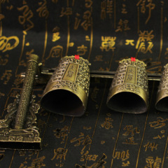 新款金屬工藝品擺件單雙層編鐘道具仿真青銅器仿古敲擊樂器批發