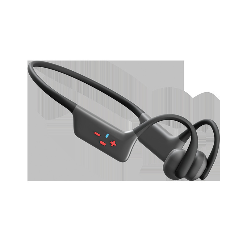 音楽、ランニング、サイクリング、水泳用のクロスボーダーシリコンBluetoothヘッドセット、ワイヤレス骨伝導ヘッドセット用の在庫あり|undefined