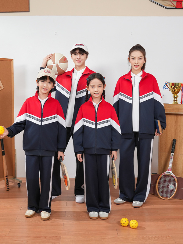 江西九江校服春夏秋小学生校服儿童运动班服学院风套装幼儿园园服|undefined