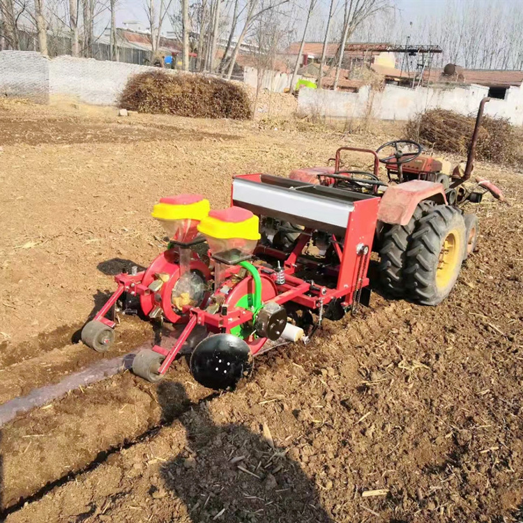 玉米铺膜播种机谷子铺膜播种机大豆高粱绿豆精播机油葵赤豆播种机