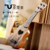 Coffee ukulele with a score, 38