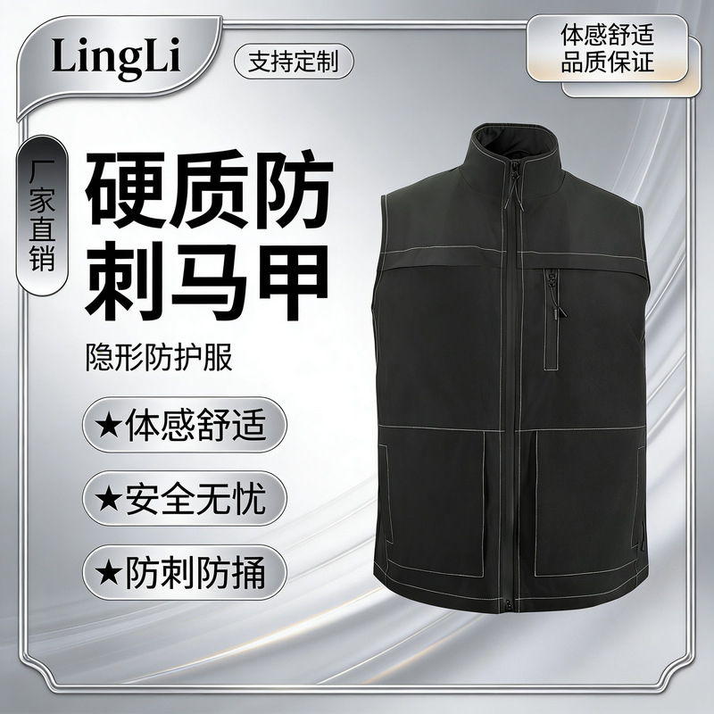 Hard Protective Anti-Cut Flexible Anti-Stab Vest, Advanced Soft Professional Anti-Stab Clothing, Anti-Slash and Anti-Cut Soft Armor Hard Protective Anti-Cut Flexible Anti-Stab Vest, Advanced Soft Professional Anti-Stab Clothing, Anti-Slash and Anti-Cut Soft Armor