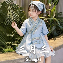 儿童表演服;童汉服;舞台/表演服