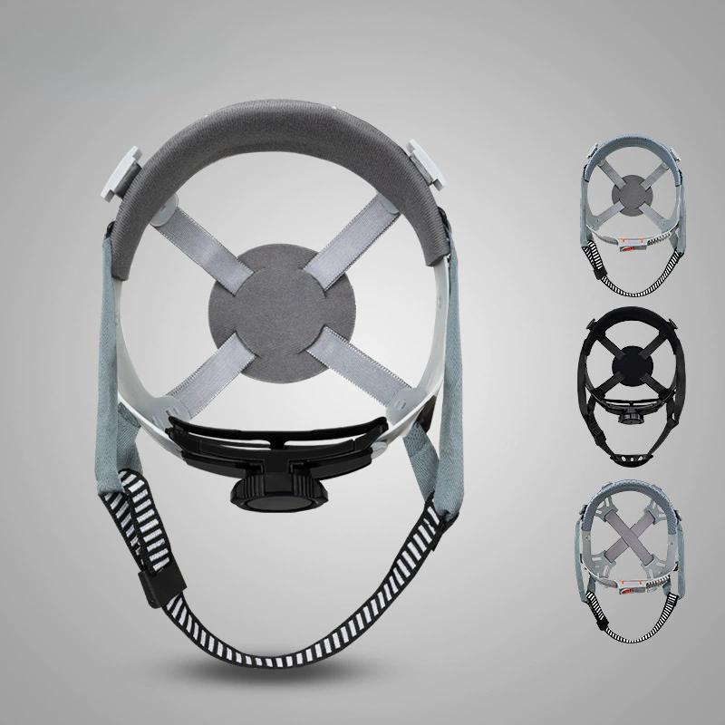 Аксессуары для подкладки шлема: съемная влагопоглощающая лента, регулировочный механизм из АБС-пластика, плоская кнопка-защелка, подкладка для защитного шлема на стройплощадке