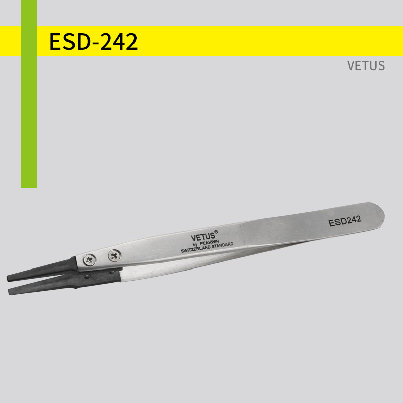 VETUS pinzas cabeza intercambiable ESD antiestático pinzas cabeza intercambiable pinzas antiestáticas pinzas cabeza de plástico electrónica de fábrica