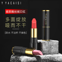 Yacheisi Hyaluronic Acid Silk Velvet Lipstick Matte Bare Face Whitening Student Lipstick Transfer-Resistant and Colorfast Lip Gloss Wholesale