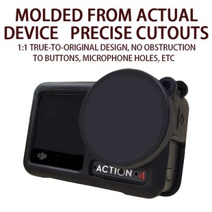 Cross-Border New Applicable Dji Dji Action4 Sports Silicone Camera Protective Case Anti-Fall and Dust-Proof Camera Protective Case