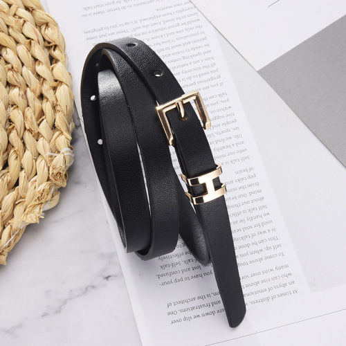Elegant Double-Way Buckle Set for Women - Alloy Pin Belt with Chic Decor for Fine Waistband