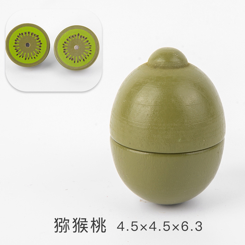 Los niños juegan casa cocina juguetes madera magnética verduras y frutas cortar madera frutas y verduras a granel traje al por mayor