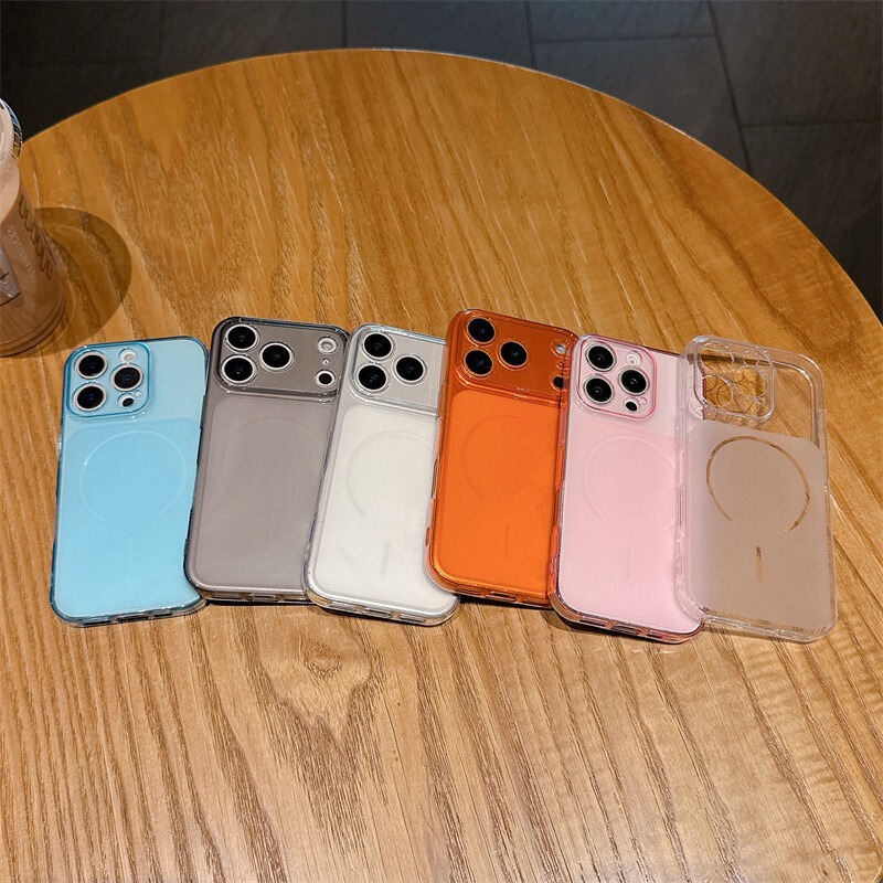 Suitable for Iphone17Promax Magnetic Ring Phone Case Matte 15 Apple 16Plus Thin and Light Soft Rubber Protective Case Suitable for Iphone17Promax Magnetic Ring Phone Case Matte 15 Apple 16Plus Thin and Light Soft Rubber Protective Case
