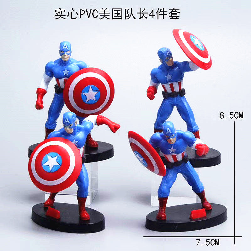 Monstruo Superman decoración de pastel adorno niño niño cumpleaños dibujos animados héroe acero dragón vestido plug-in