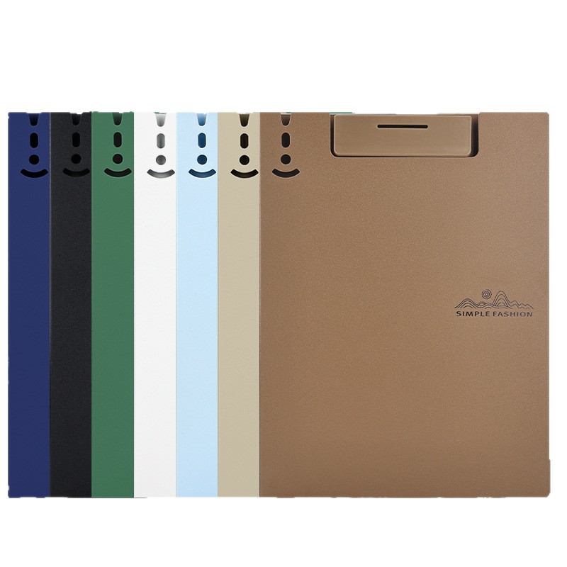 A4 Clip de placa vertical Suministros de oficina Carpeta horizontal A3 Clip de almacenamiento de papel de prueba de datos Placa de respaldo plegable de escritura universal