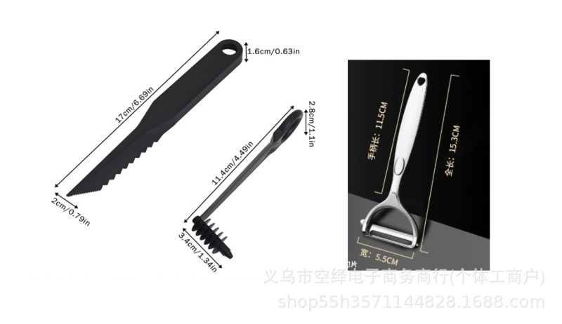 Amazon 新製品ピラニア V 字型ナイフ装飾果物と野菜のナイフ鋸歯状パターンスライサー|undefined