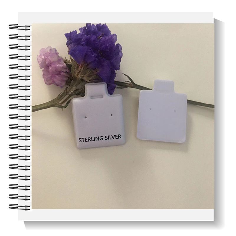 Ventas transfronterizas calientes de alta calidad en el lugar de embalaje de tarjetas de joyería tarjetas de orejas blancas pequeñas cantidades de descuento Aliexpress