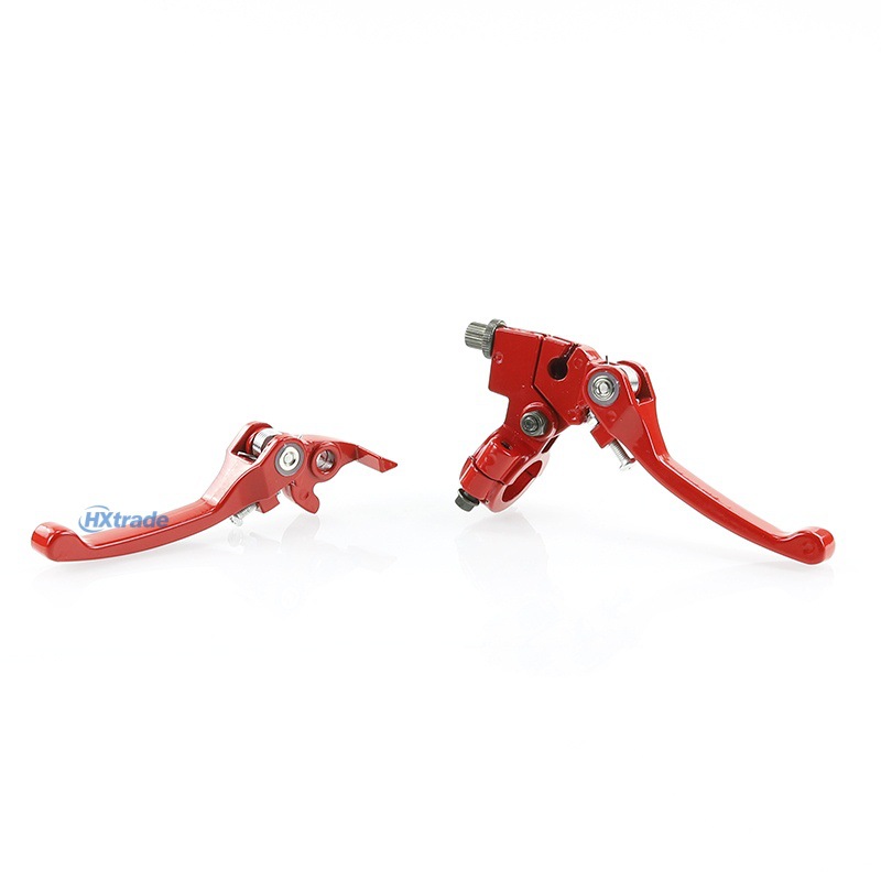 Off-road motorcycle and ATV modification accessories 50-250 stunt model anti-folding handlebar, brake handle, clutch handle, cowhorn handle